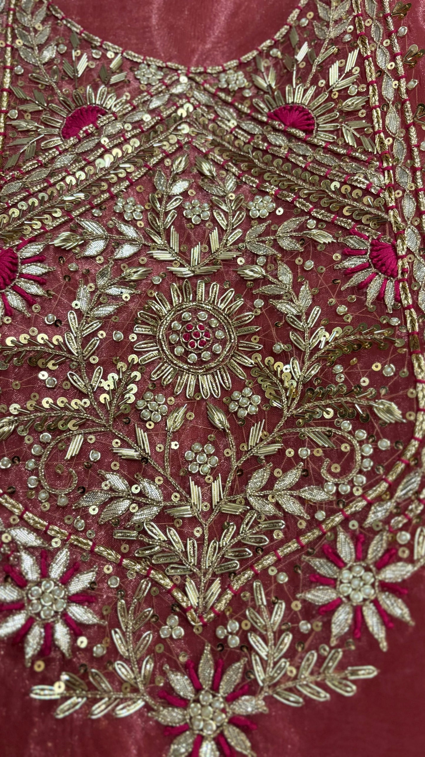 Handwork tissue organza suits