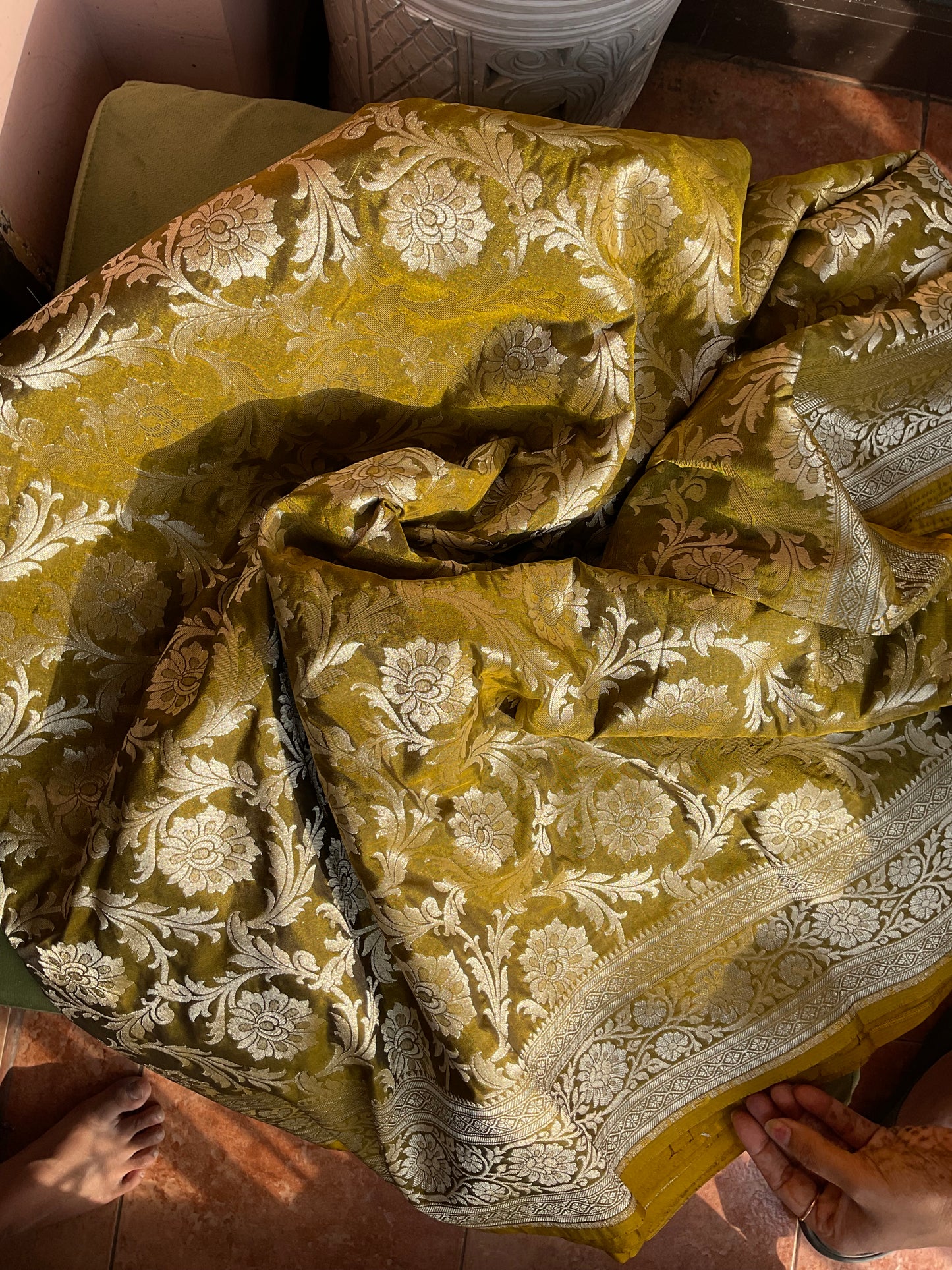 Banarsee Mashru silk sarees