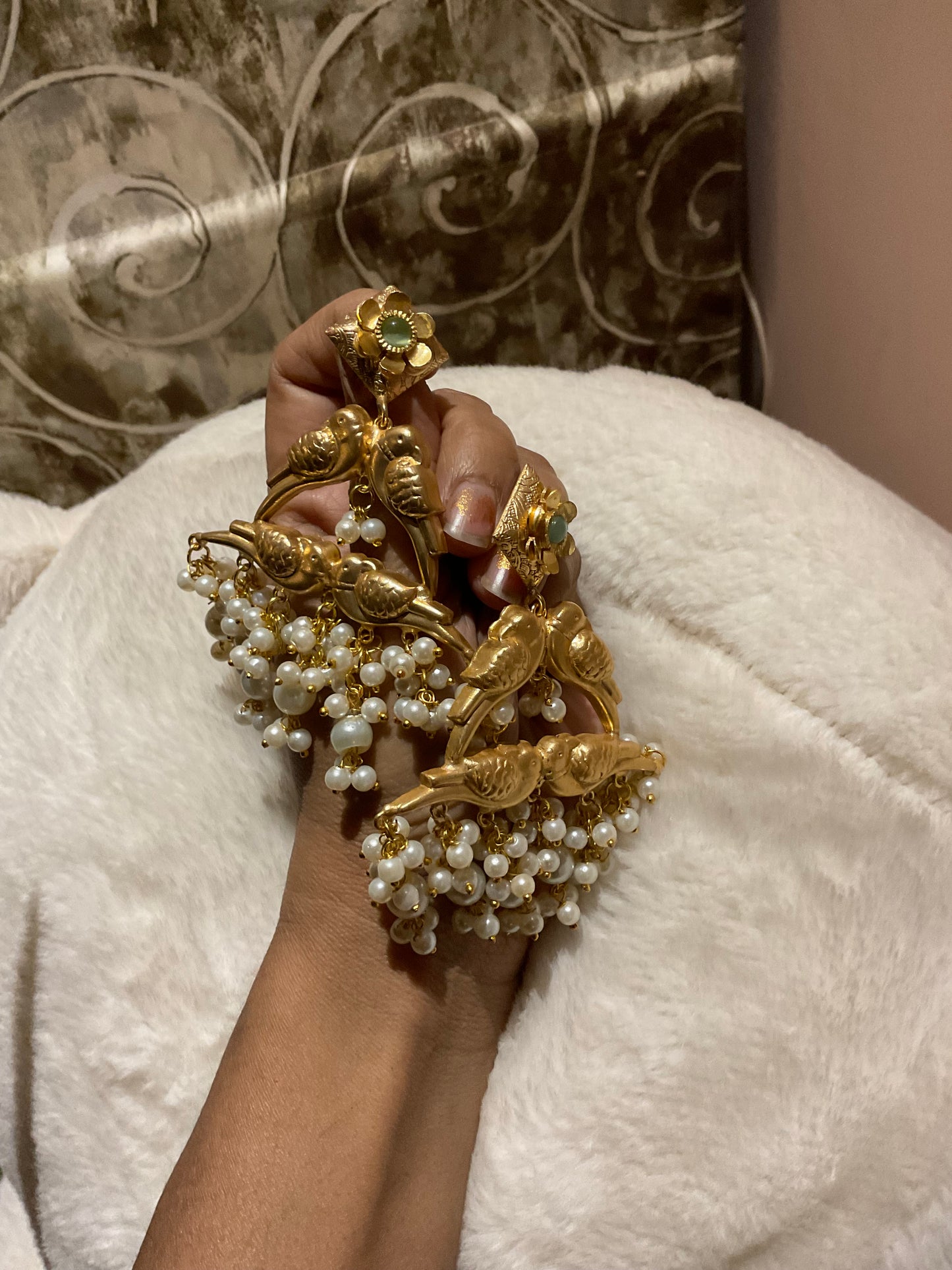 Handmade apala pearl earring