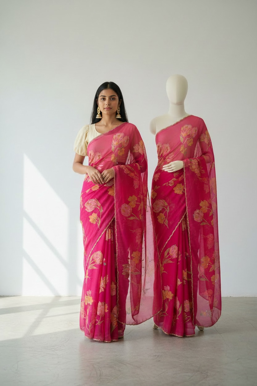 Buffon sarees