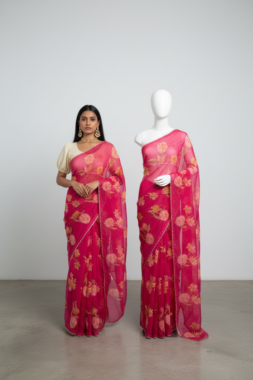 Buffon sarees