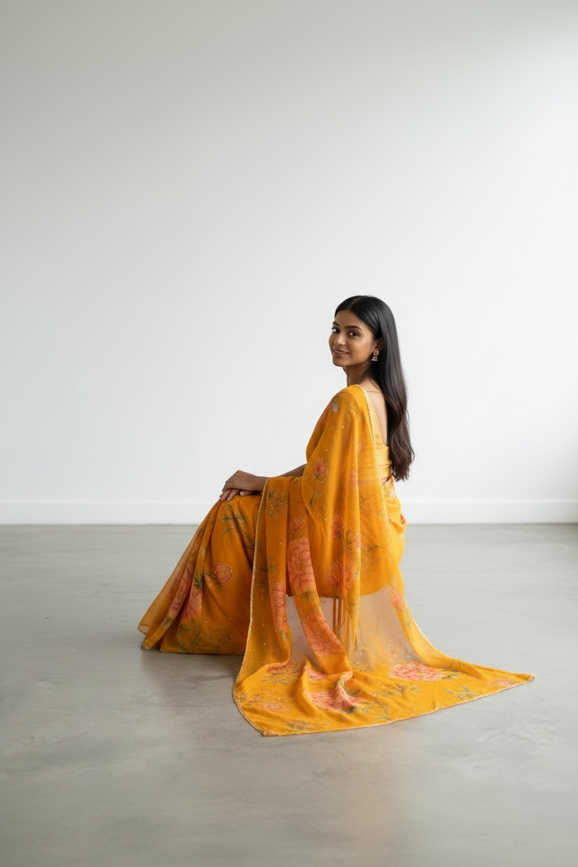 Chiffon sarees