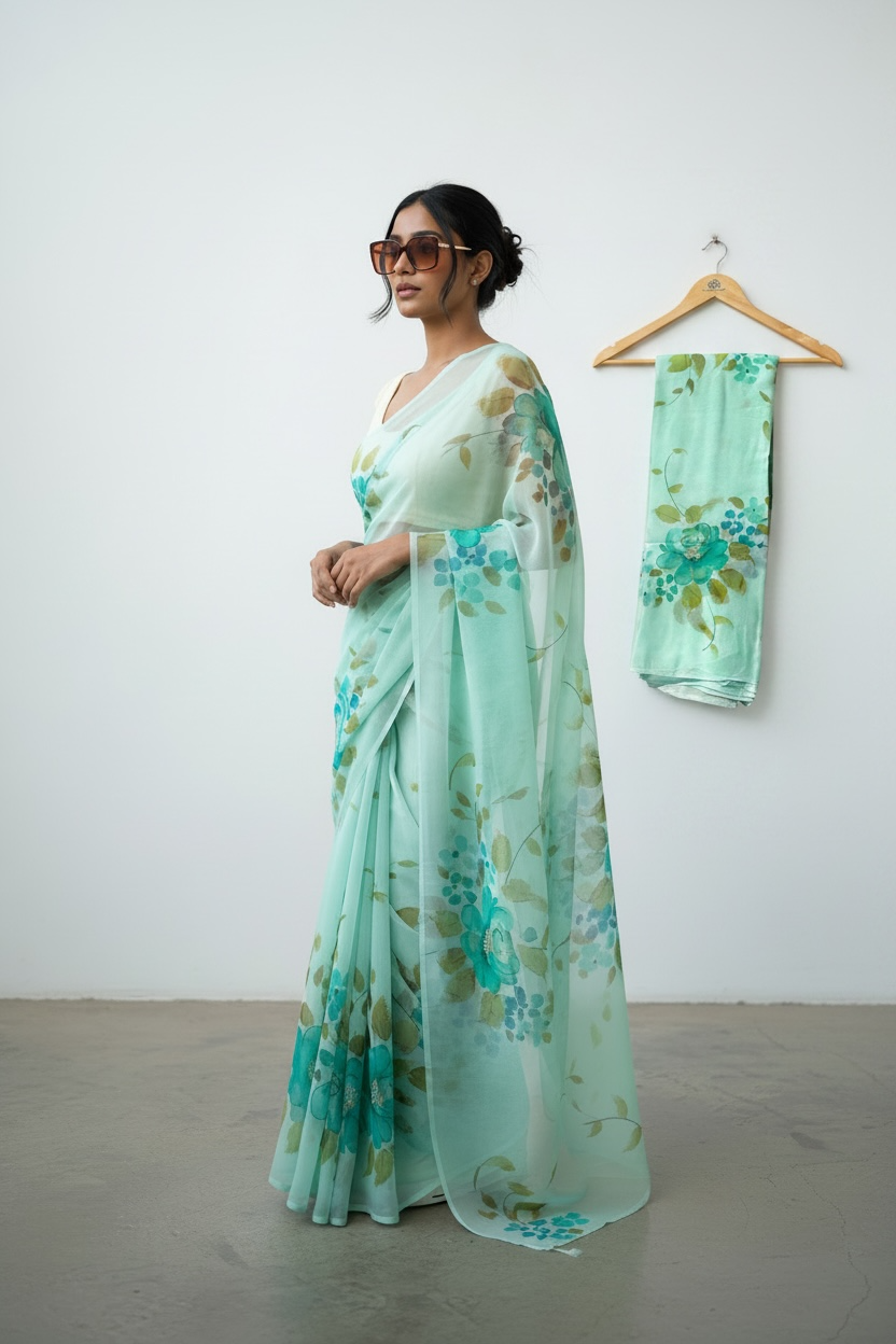Pure chiffon sarees