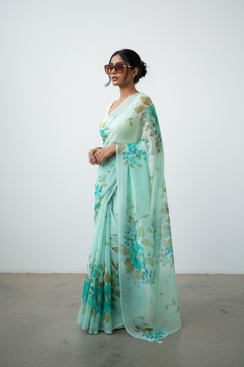 Pure chiffon sarees