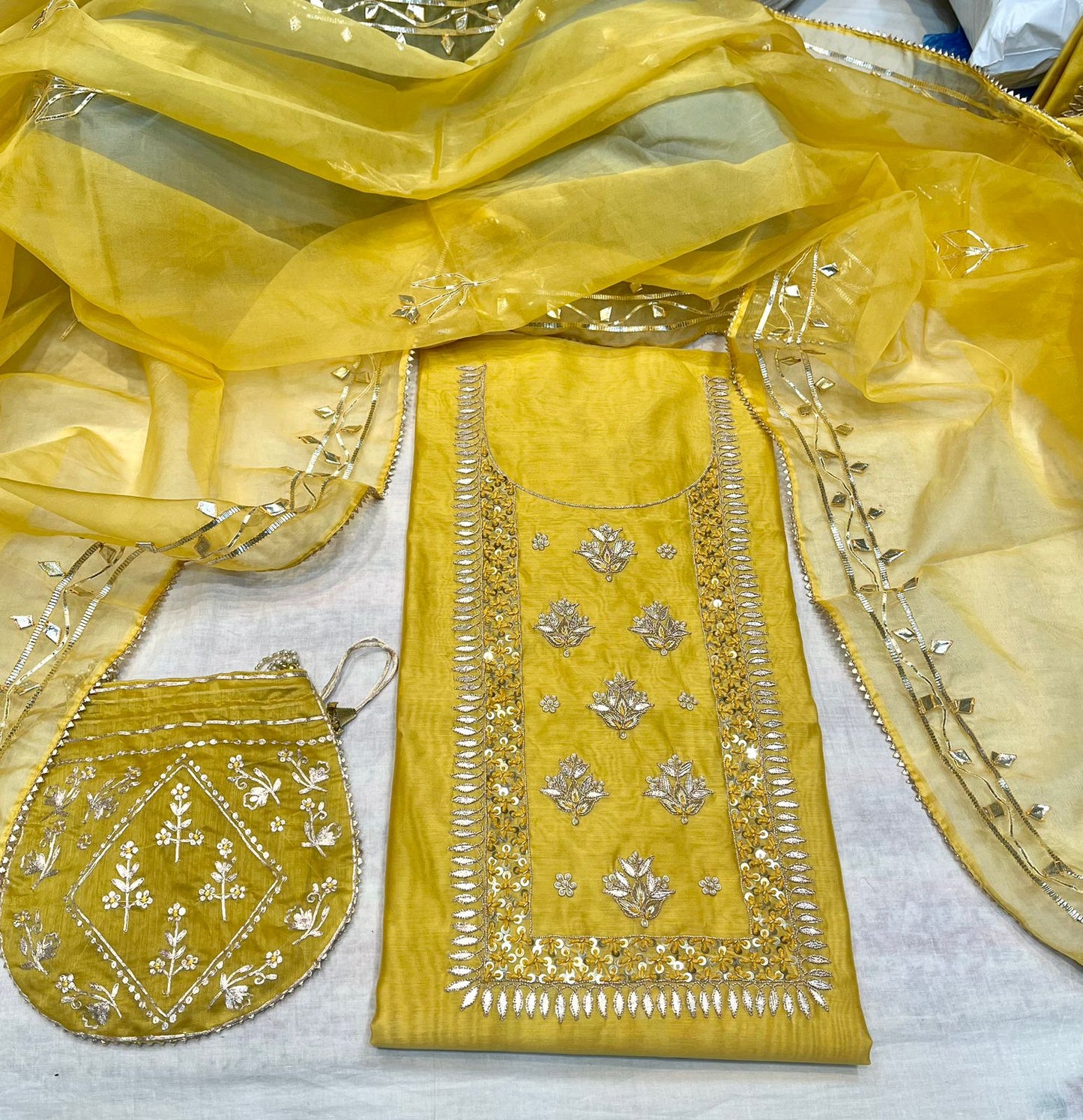 Silk handwork suits