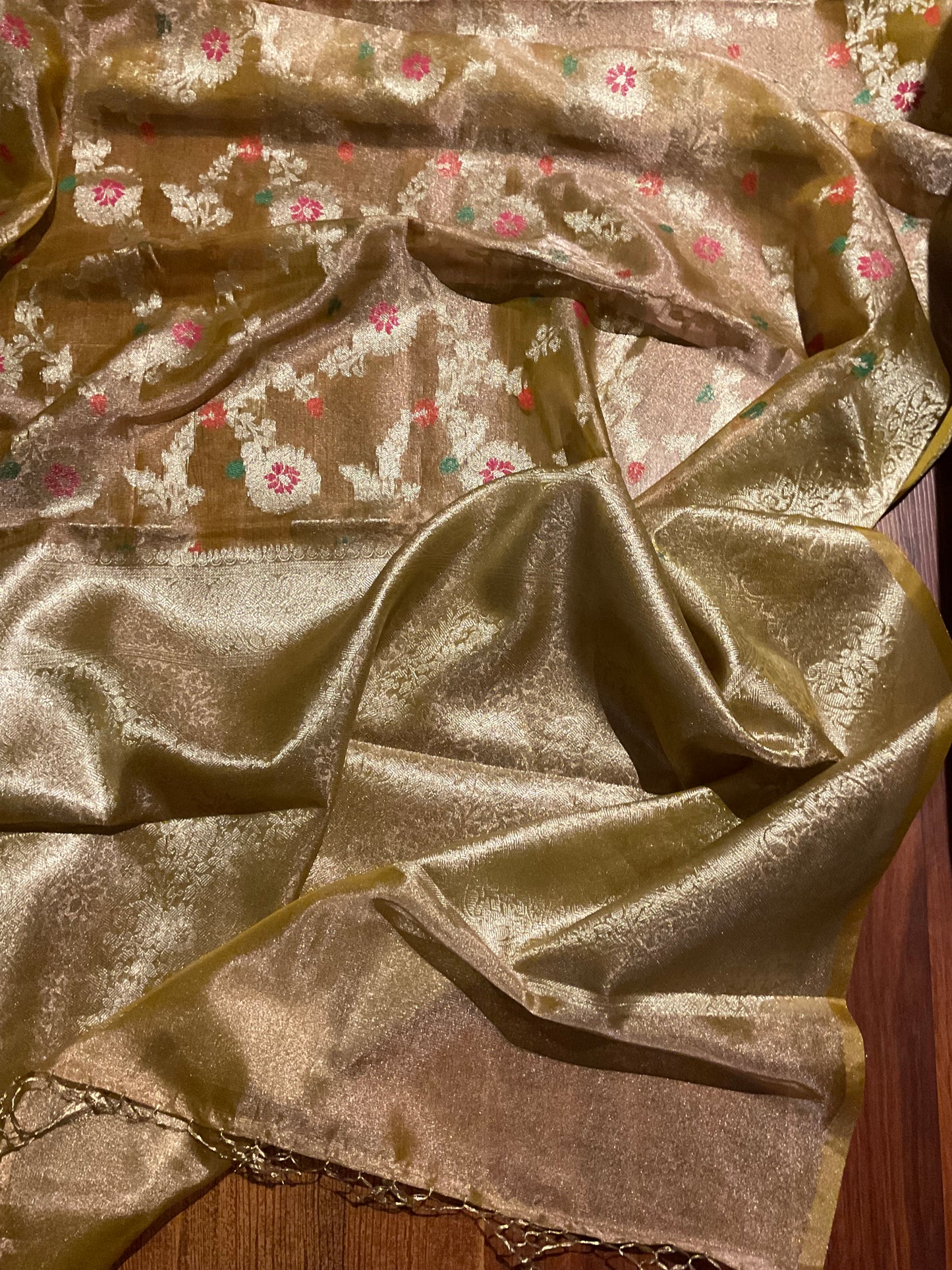 Banarsee tissue saree