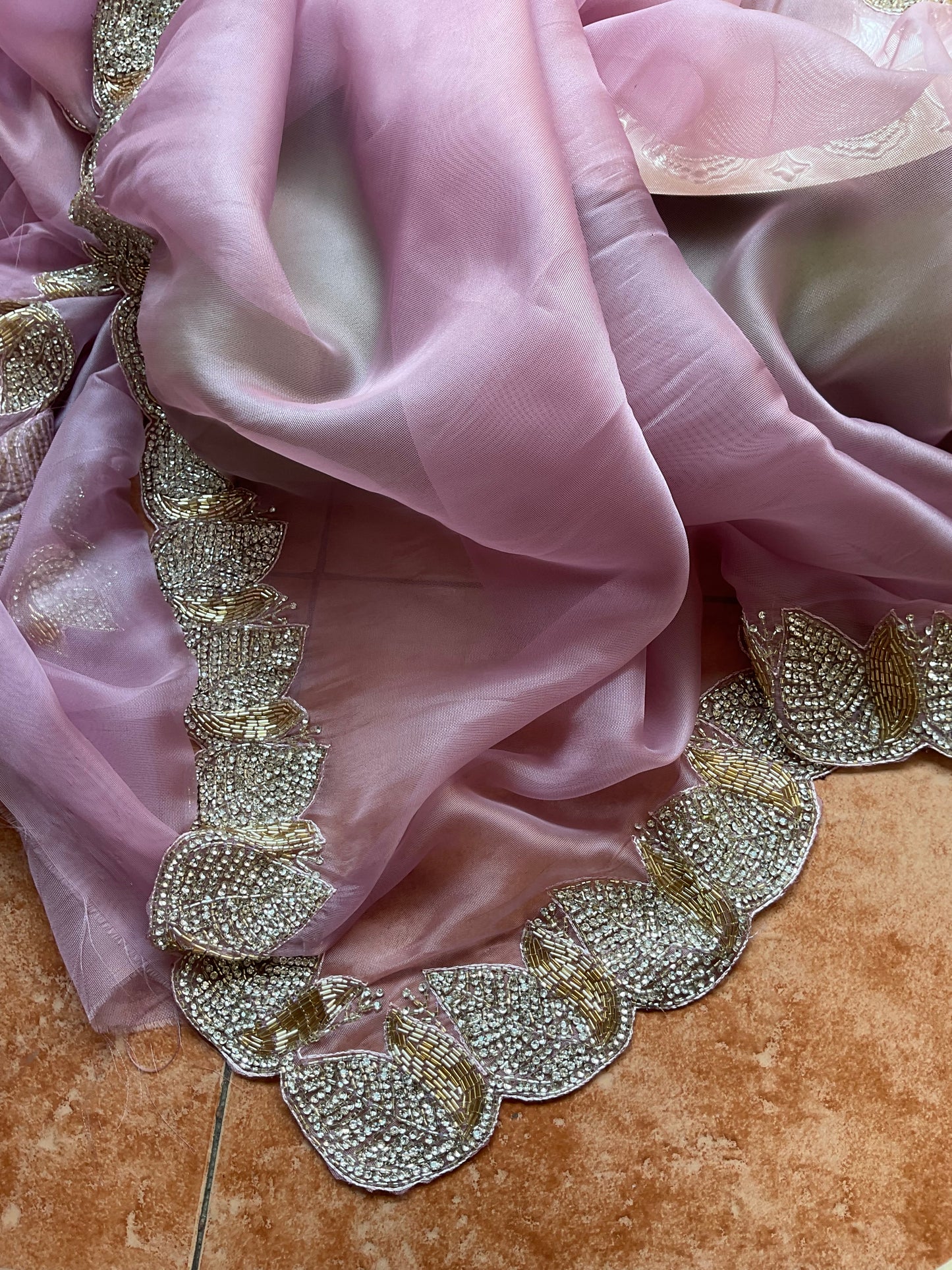 Designer organza sarees