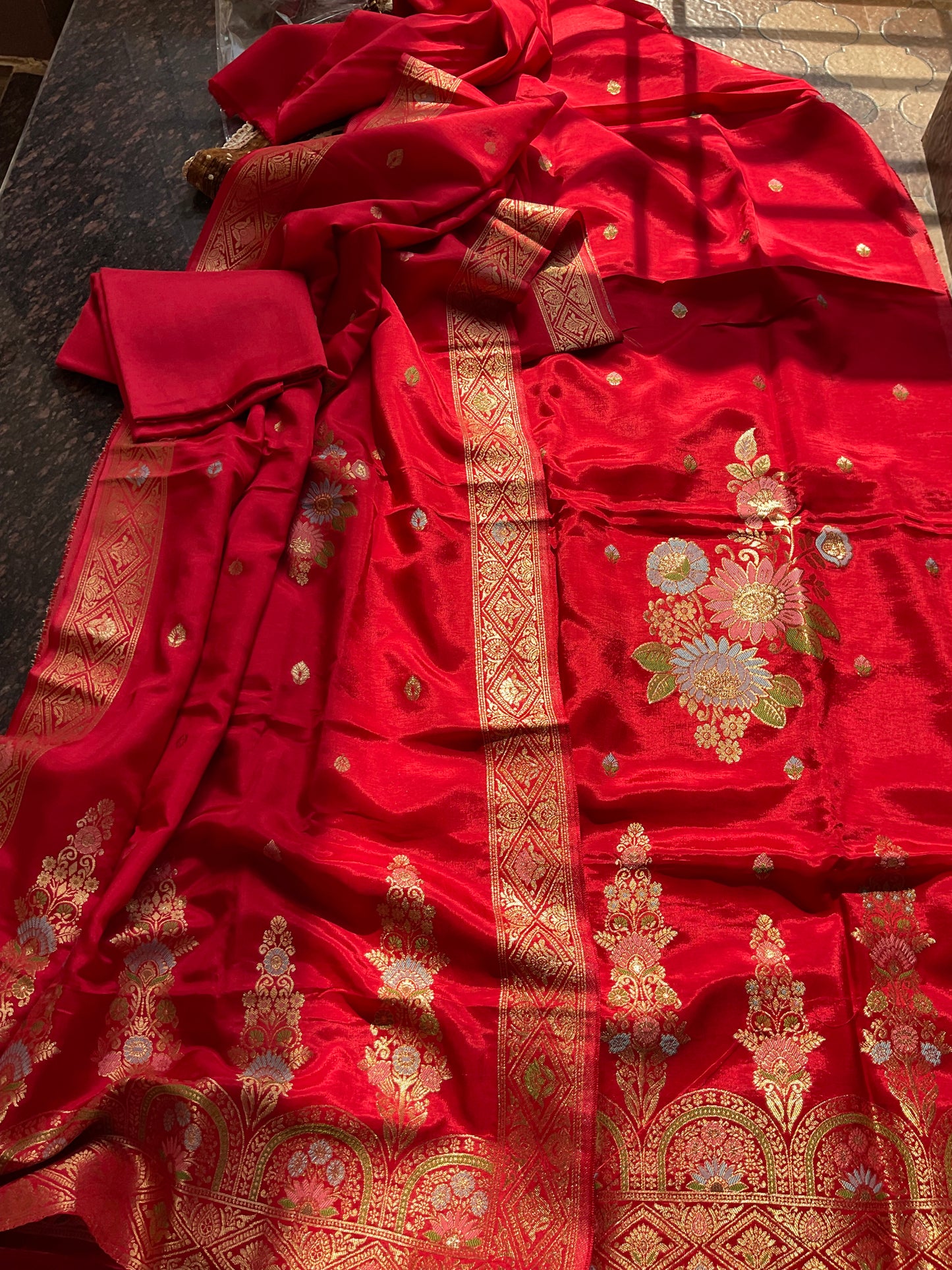 Banarsee silk suit