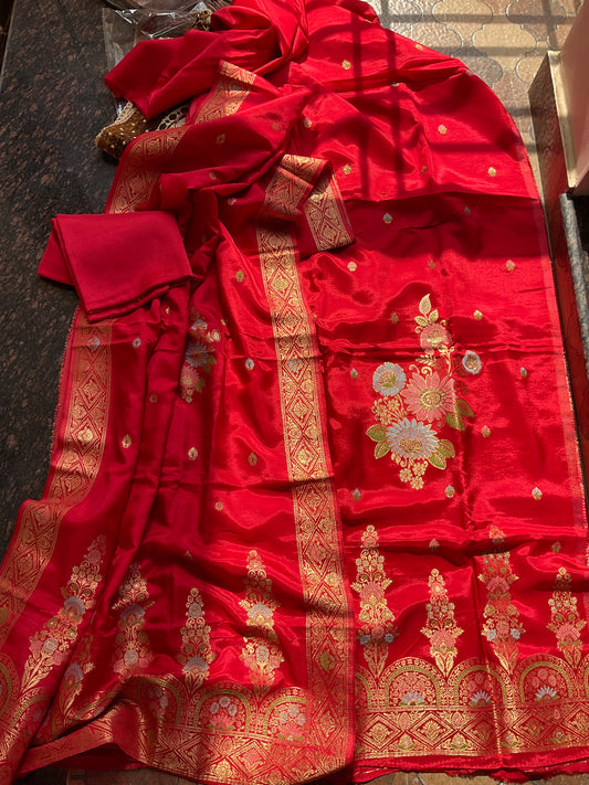 Banarsee silk suit