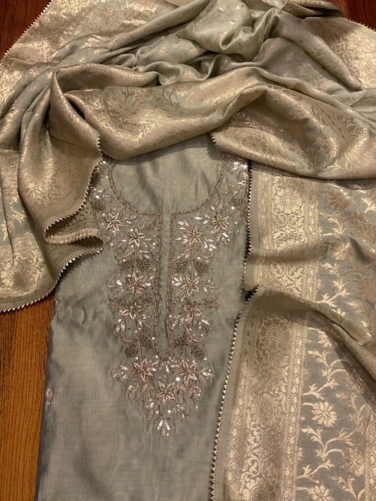 Handwork, silk suitS